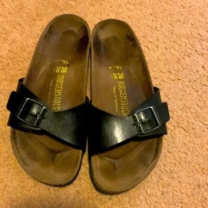COPY - Birkenstock Madrid Black Women's Size 5US 36EUR, narrow footbed.